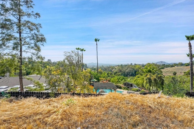802 Vista Grande Rd, El Cajon, CA 92019 - view of yard with a mountain view