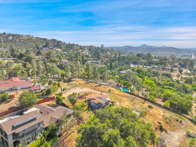 802 Vista Grande Rd, El Cajon, CA 92019 - aerial view of property and surrounding area with a mountainous background