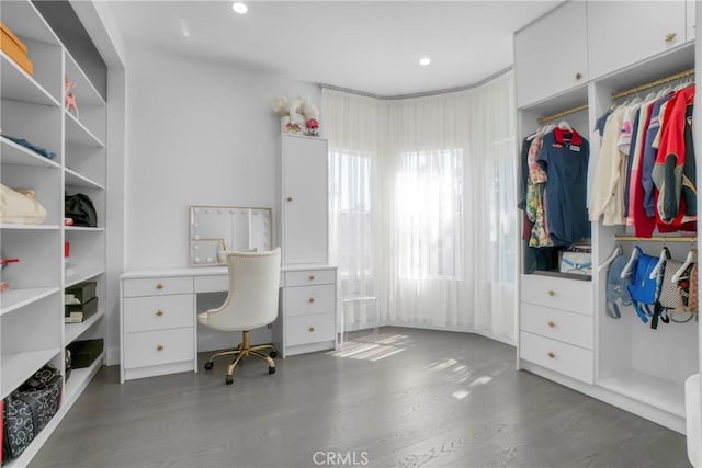 14347 Albers St Unit 207, Sherman Oaks, CA 91401 - walk in closet featuring wood finished floors