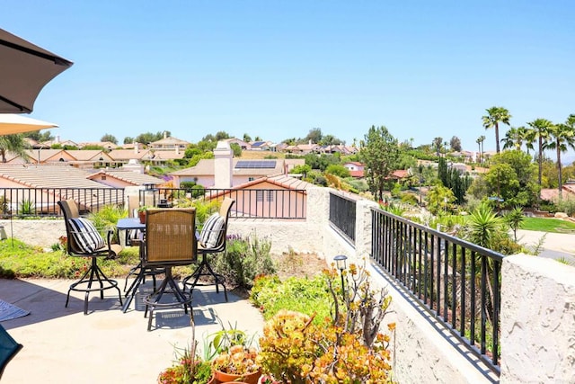 13356 Corte De Chucena, San Diego, CA 92128 - view of patio / terrace featuring a residential view and a balcony