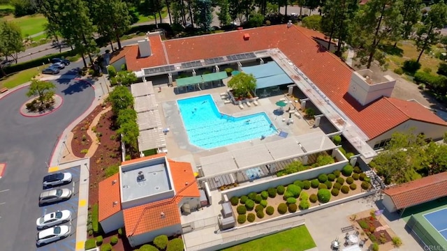 13356 Corte De Chucena, San Diego, CA 92128 - aerial view of property and surrounding area featuring a pool