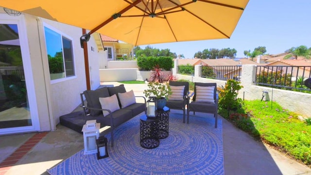 13356 Corte De Chucena, San Diego, CA 92128 - view of patio with an outdoor living space