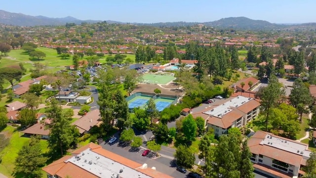 13356 Corte De Chucena, San Diego, CA 92128 - aerial perspective of suburban area featuring a mountain backdrop