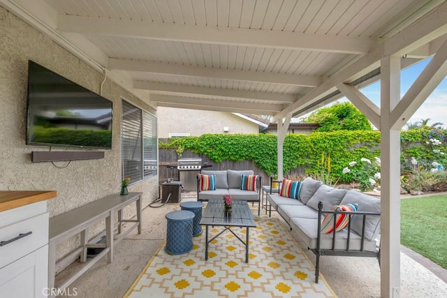 167 Camino Leon, Camarillo, CA 93012 - view of patio / terrace with an outdoor living space