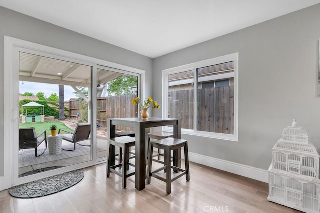 167 Camino Leon, Camarillo, CA 93012 - dining room featuring wood finished floors and baseboards