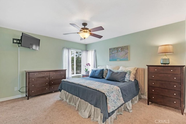 167 Camino Leon, Camarillo, CA 93012 - carpeted bedroom with baseboards and ceiling fan