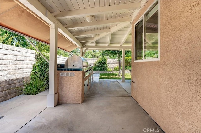 19613 Edmonds Pl, Saugus, CA 91350 - view of patio featuring area for grilling