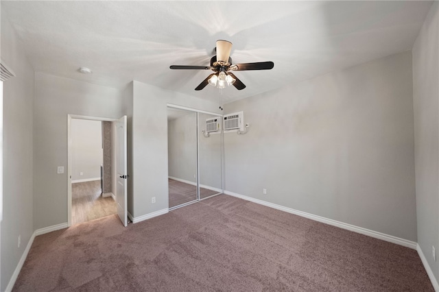 29083 Bent Tree Dr, Murrieta, CA 92563 - unfurnished bedroom with carpet, baseboards, a closet, and a ceiling fan
