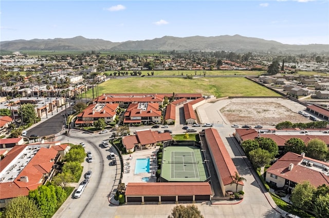 43195 Andrade Ave Unit L, Hemet, CA 92544 - aerial view of residential area featuring a mountain backdrop