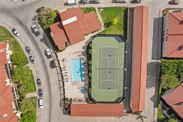 43195 Andrade Ave Unit L, Hemet, CA 92544 - aerial view of a pool