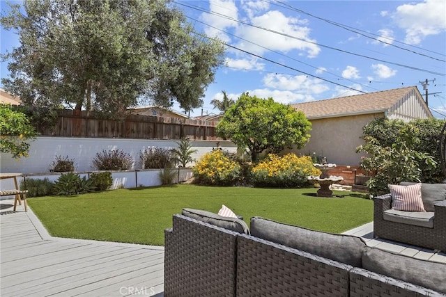 1156 W 26th St, San Pedro, CA 90731 - view of yard featuring a deck
