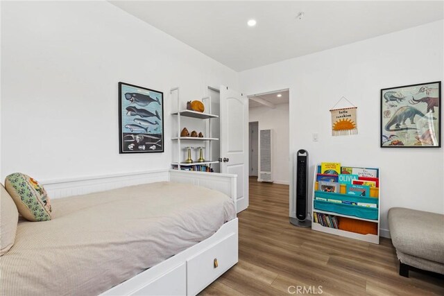 1156 W 26th St, San Pedro, CA 90731 - bedroom featuring wood finished floors and recessed lighting