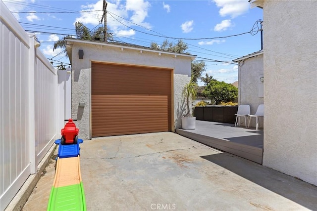 1156 W 26th St, San Pedro, CA 90731 - detached garage featuring concrete driveway