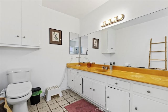 1156 W 26th St, San Pedro, CA 90731 - bathroom with vanity and tile patterned floors