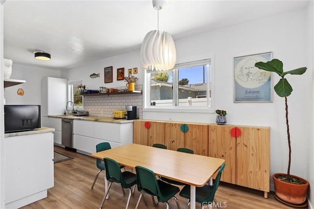 1156 W 26th St, San Pedro, CA 90731 - dining room with light wood-style flooring