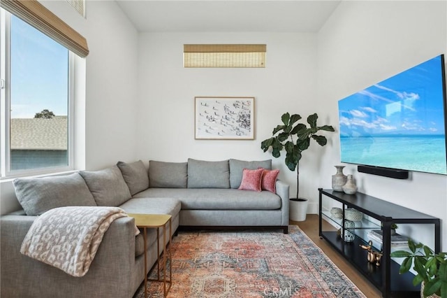 1926 Ruhland Ave Unit B, Redondo Beach, CA 90278 - living room with wood finished floors