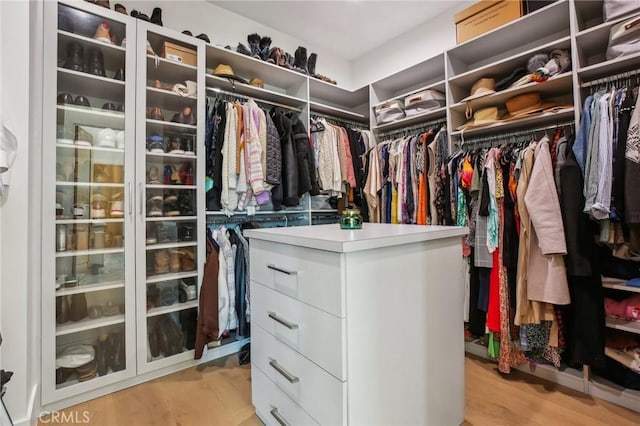 1926 Ruhland Ave Unit B, Redondo Beach, CA 90278 - walk in closet with light wood-style flooring