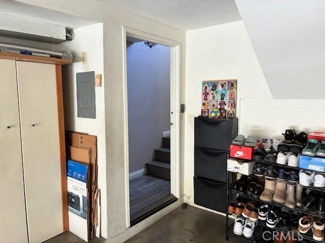2249 Montrose Ave Unit 7, Montrose, CA 91020 - below grade area with electric panel and stairs