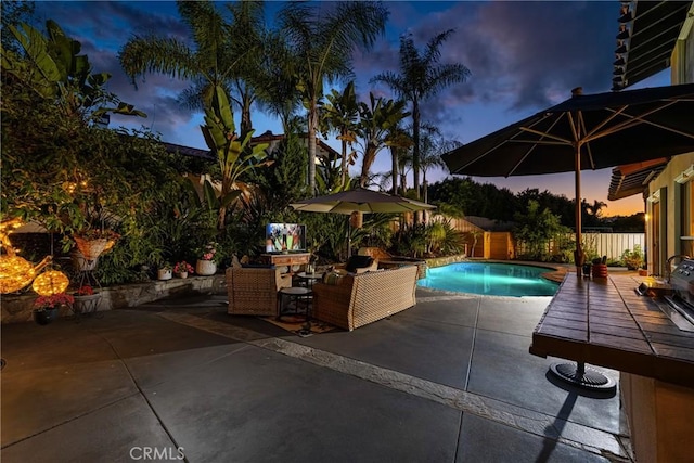 31291 Via Fajita, San Juan Capistrano, CA 92675 - view of pool featuring a patio area and a fenced backyard