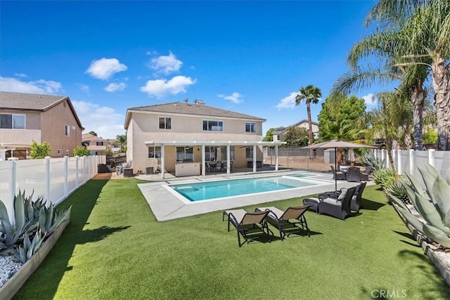 26273 Palm Tree Ln, Murrieta, CA 92563 - view of pool featuring outdoor lounge area and a patio area