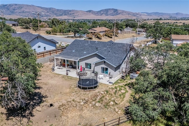 21604 Adam Dr, Tehachapi, CA 93561 - bird's eye view of a mountainous background