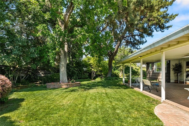 1671 Plumas Way, Chico, CA 95926 - view of green lawn with a patio