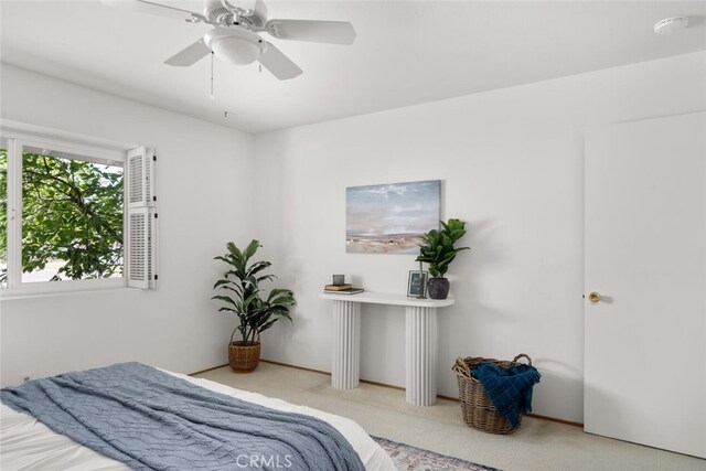 1671 Plumas Way, Chico, CA 95926 - bedroom featuring carpet flooring and ceiling fan
