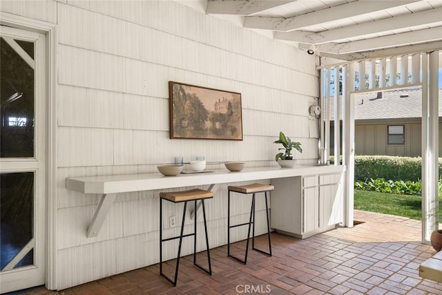 1671 Plumas Way, Chico, CA 95926 - dining room featuring brick floors