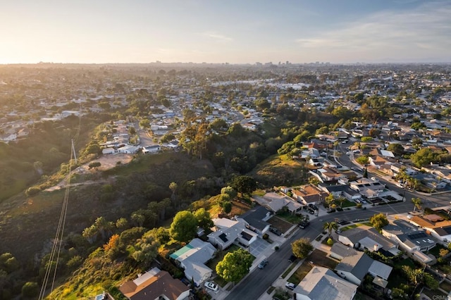 4158 Seri St, San Diego, CA 92117 - aerial view at dusk of a residential view