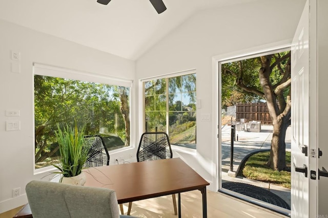 4158 Seri St, San Diego, CA 92117 - sunroom / solarium featuring lofted ceiling