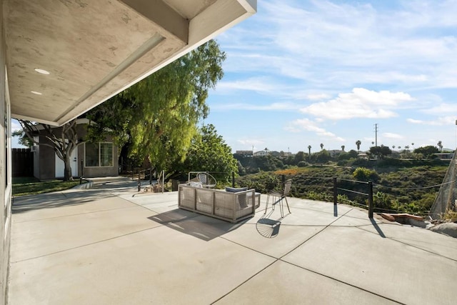 4158 Seri St, San Diego, CA 92117 - view of patio / terrace with an outdoor living space