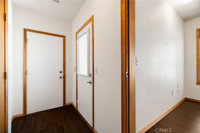 22635 Juanita Ct, Red Bluff, CA 96080 - hall featuring dark wood finished floors