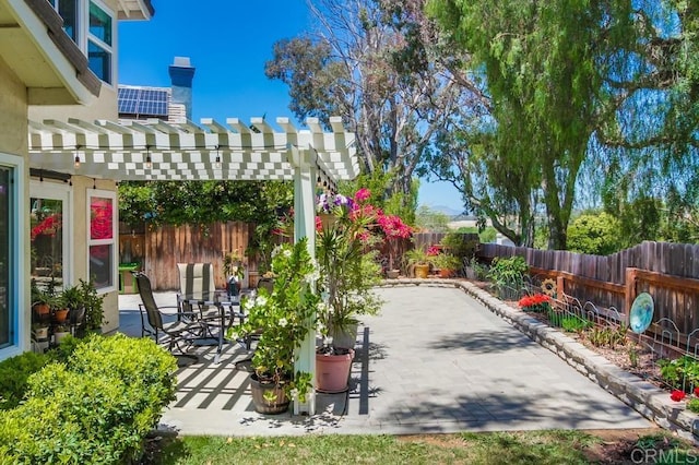 543 Boysenberry Way, Oceanside, CA 92057 - fenced backyard with a patio area and a pergola