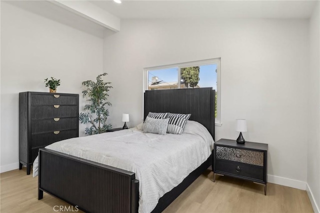 12548 Terra Bella St, Pacoima, CA 91331 - bedroom featuring light wood-style floors and baseboards