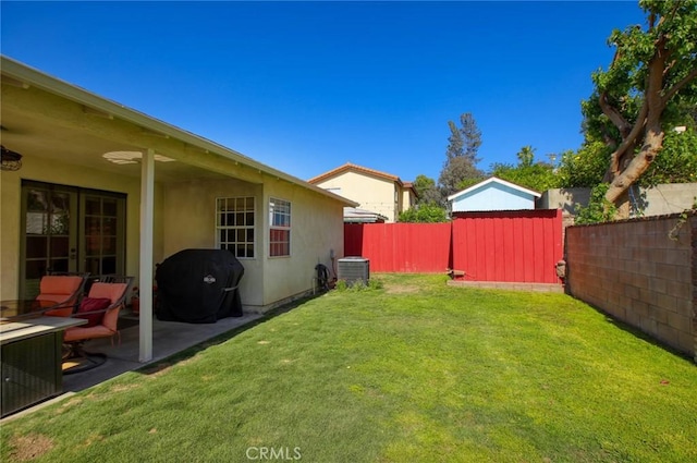 8630 Forsythe St, Sunland, CA 91040 - view of yard featuring cooling unit and a patio