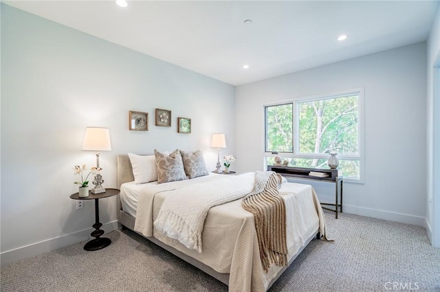 137 S Wilson Ave Unit 105, Pasadena, CA 91106 - bedroom with light colored carpet, baseboards, and recessed lighting