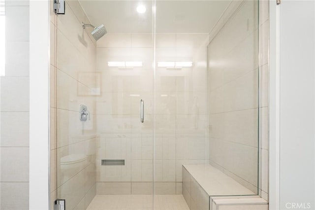 137 S Wilson Ave Unit 105, Pasadena, CA 91106 - bathroom featuring a shower stall