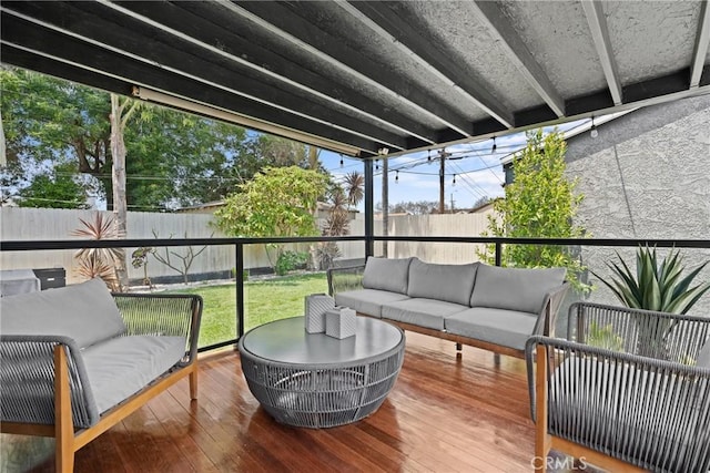3409 W 175th St, Torrance, CA 90504 - wooden deck featuring outdoor lounge area