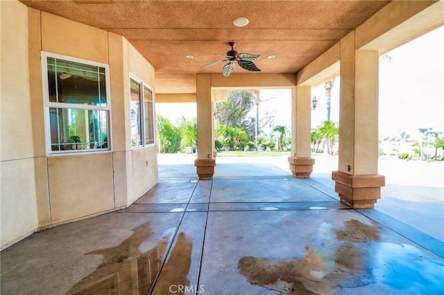 6116 Chadbourne Ave, Riverside, CA 92505 - view of patio featuring ceiling fan