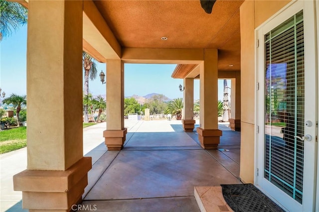 6116 Chadbourne Ave, Riverside, CA 92505 - view of patio featuring a mountain view