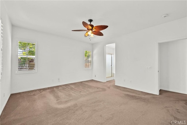 28538 Redwood Canyon Pl, Saugus, CA 91390 - spare room featuring ceiling fan, carpet, and healthy amount of natural light