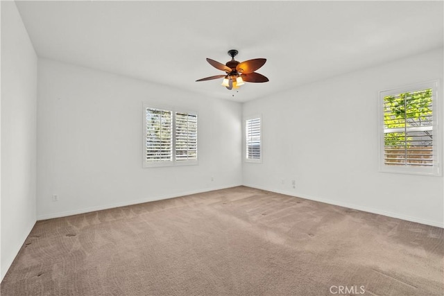 28538 Redwood Canyon Pl, Saugus, CA 91390 - carpeted spare room with a ceiling fan and baseboards
