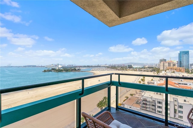 1310 E Ocean Blvd Unit 1103, Long Beach, CA 90802 - balcony with a view of city and a water view