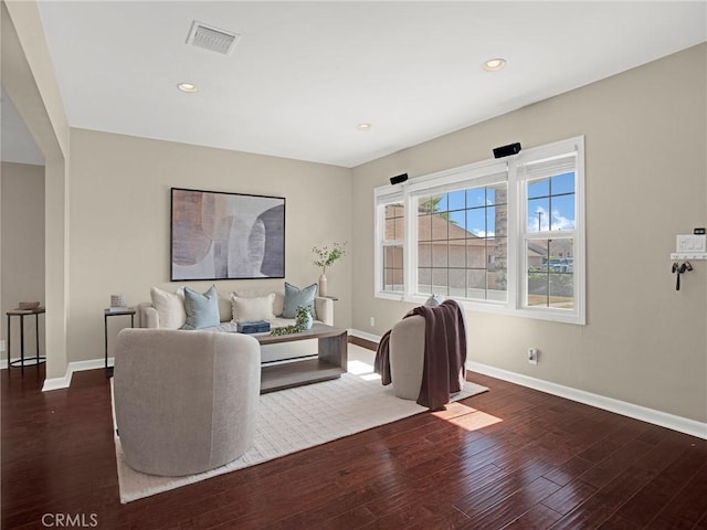 10404 Gaviota Ave, Granada Hills, CA 91344 - living area with wood finished floors and recessed lighting