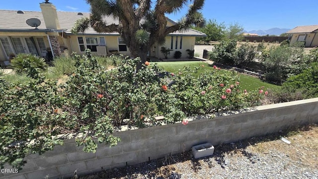 12780 Fir St, Oak Hills, CA 92344 - view of yard with a mountain view