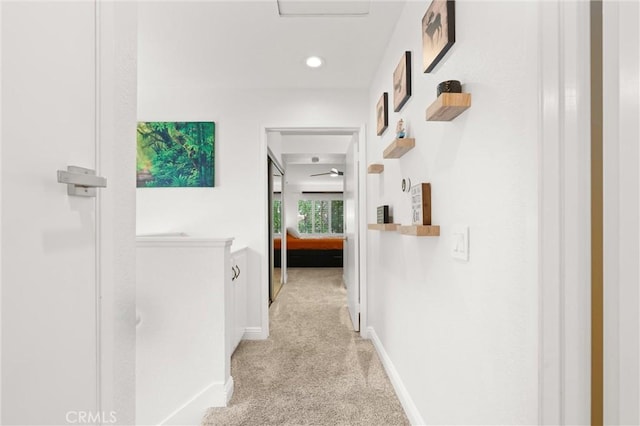 2342 Aspen St, Tustin, CA 92782 - hall with light colored carpet and baseboards