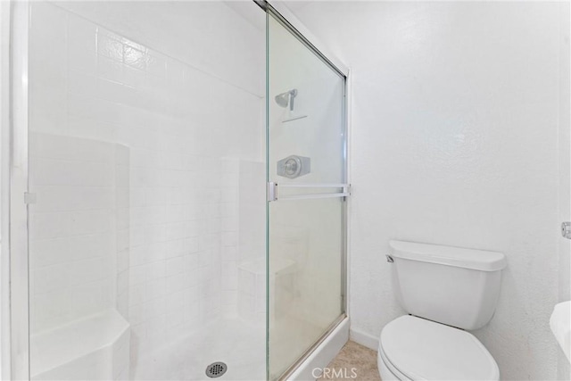 25541 Indian Hill Ln Unit P, Laguna Hills, CA 92653 - bathroom featuring a stall shower and tile patterned floors