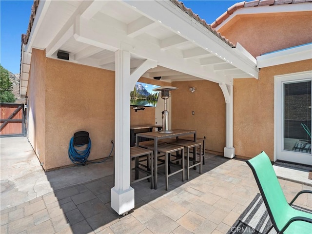 15242 Poppy Meadow St, Canyon Country, CA 91387 - view of patio featuring a gate