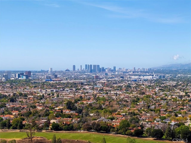 585 N Rossmore Ave Unit 209, Los Angeles, CA 90004 - drone / aerial view of city skyline