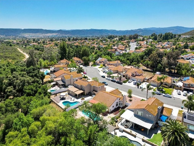 36364 Provence Dr, Murrieta, CA 92562 - aerial view of residential area with mountains and a pool area